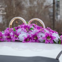 автомобильные кольца на свадьбу в павловском посаде